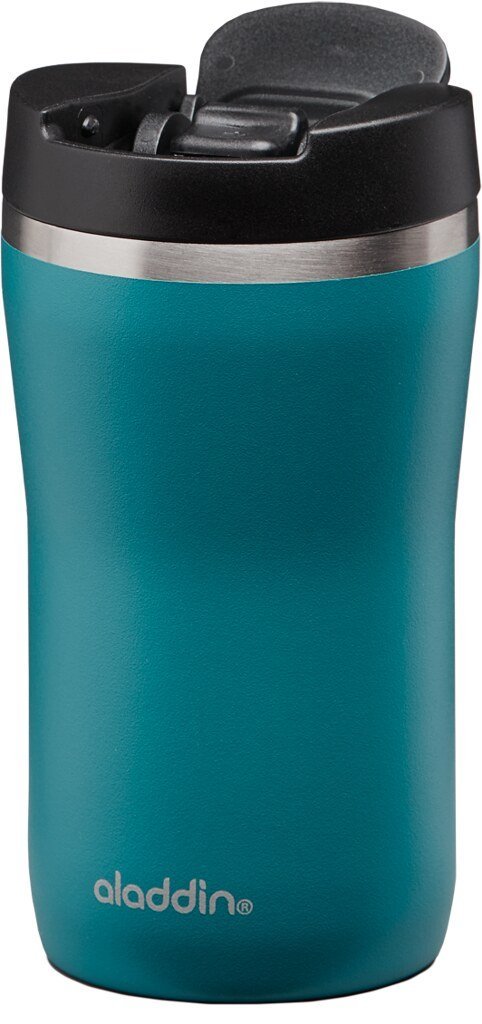 Aladdin Barista CafŽ Thermavacª Leak-Lockª Thermavac Stainless Steel Travel Mug 0.25L Aqua Blue Ð Leakproof | Double Wall Vacuum Insulated Cup | Keeps Hot for 2.5 Hours| BPA-Free | Dishwasher Safe - BBQ DXB