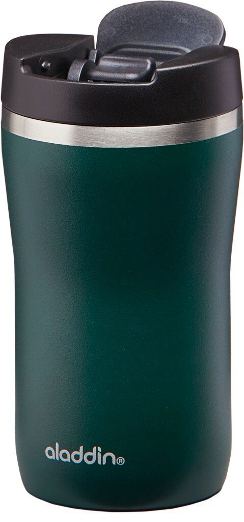 Aladdin Barista CafŽ Thermavacª Leak-Lockª Thermavac Stainless Steel Travel Mug 0.25L Basil Green Ð Leakproof | Double Wall Vacuum Insulated Cup | Keeps Hot for 2.5 Hours| BPA-Free | Dishwasher Safe - BBQ DXB