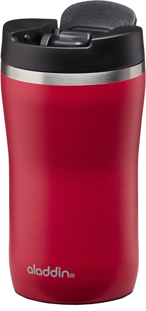 Aladdin Barista CafŽ Thermavacª Leak-Lockª Thermavac Stainless Steel Travel Mug 0.25L Cherry Red Ð Leakproof | Double Wall Vacuum Insulated Cup | Keeps Hot for 2.5 Hours| BPA-Free | Dishwasher Safe - BBQ DXB