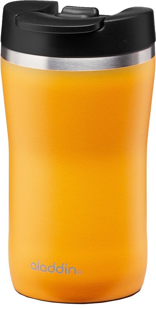 Aladdin Barista CafŽ Thermavacª Leak-Lockª Thermavac Stainless Steel Travel Mug 0.25L Sun Yellow Ð Leakproof | Double Wall Vacuum Insulated Cup | Keeps Hot for 2.5 Hours| BPA-Free | Dishwasher Safe - BBQ DXB