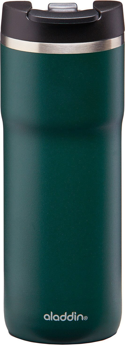 Aladdin Barista Java Thermavacª Leak-Lockª Thermavac Stainless Steel Travel Mug 0.47L Basil Green Ð Leakproof | Double Wall Vacuum Insulated Cup | Keeps Hot for 4 Hours | BPA-Free | Dishwasher Safe - BBQ DXB