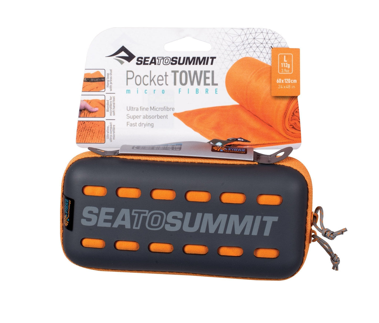 S2S Pocket Towel L Orange - BBQ DXB